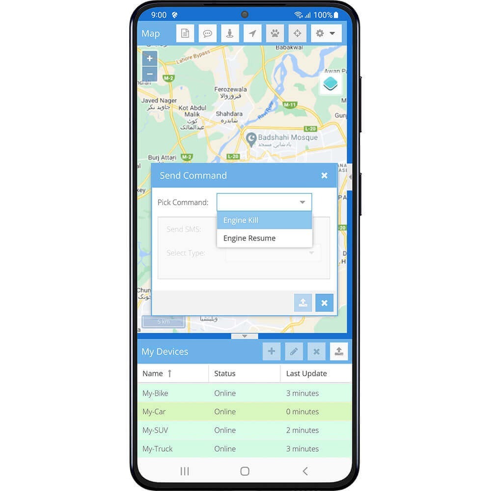 App screen